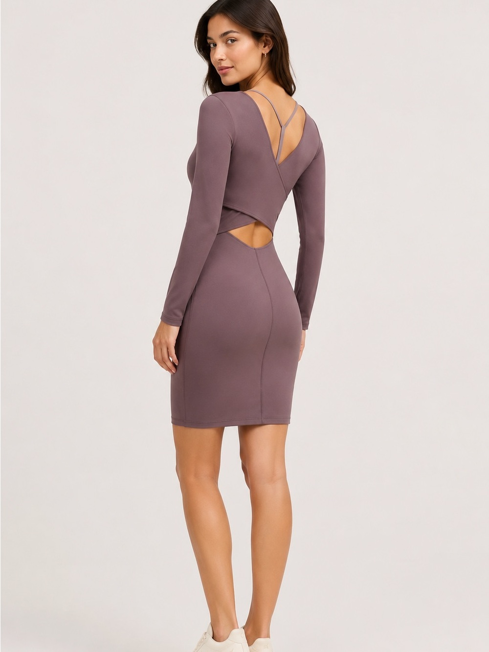 Lululemon Contour Dress *Nulu Antique Bark 2